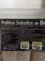 Mängden socker i Palitos salados de bacalao