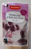 Mängden socker i Glaçage pour gâteau