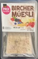 Mängden socker i Bircher Muesli