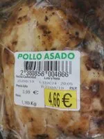 Mängden socker i Pollo asado