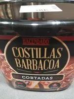 Mängden socker i Costillas barbacoa cortadas