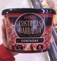 Mängden socker i Costillas barbacoa cortadas
