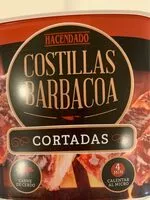 Mängden socker i Costillas barbacoa cortadas