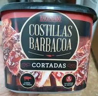 Mängden socker i Costillas barbacoa cortadas
