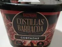 Mängden socker i Costillas barbacoa cortadas