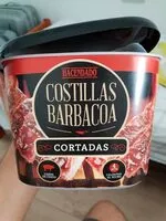 Mängden socker i Costillas barbacoa cortadas