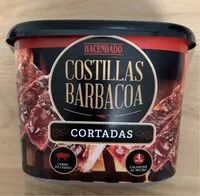 Mängden socker i Costillas barbacoa cortadas