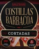 Mängden socker i Costillas barbacoa cortadas