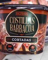Mängden socker i Costillas barbacoa cortadas