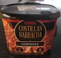 Mängden socker i Costillas barbacoa cortadas