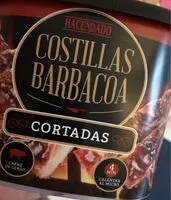 Mängden socker i Costillas barbacoa cortadas