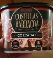 Mängden socker i Costillas barbacoa cortadas
