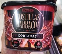 Mängden socker i Costillas barbacoa cortadas