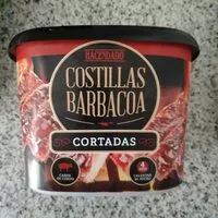 Mängden socker i Costillas barbacoa cortadas