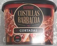 Mängden socker i Costillas Barbacoa Cortadas