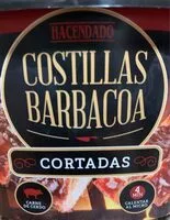 Mängden socker i Costillas Barbacoa Cortadas