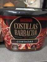 Mängden socker i Costilla bbq cortada