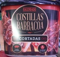 Mängden socker i Costillas Barbacoa cortada