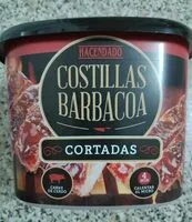 Mängden socker i Costillas barbacoa cortadas