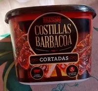 Mängden socker i Costillas Barbacoa Cortadas