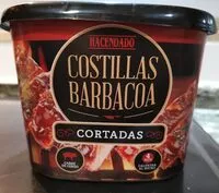 Mängden socker i Costillas barbacoa cortadas