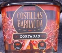 Mängden socker i Costillas Barbacoa cortadas