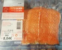 Mängden socker i Escalopines de salmón