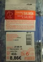 Mängden socker i Escalopines de salmón