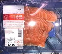 Mängden socker i Escalopines de salmón