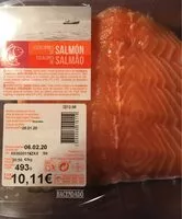 Mängden socker i Escalopines de salmón