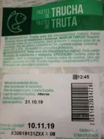 Mängden socker i Filetes de trucha