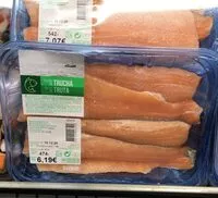 Mängden socker i Filetes de trucha