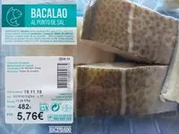 Mängden socker i Bacalao al punto de sal