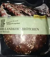 Mängden socker i Natur Gut Bio landkornbrötchen Mit Meersalz