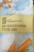 Mängden socker i Bio Weizenmehl Type 550