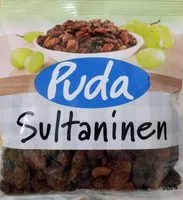 Mängden socker i Sultaninen