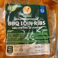 Mängden socker i BBQ LOIN RIBS