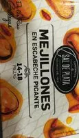Mängden socker i Mejillones en escabeche picante