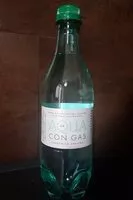 Mängden socker i Agua con gas