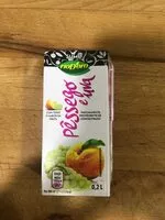 Mängden socker i Zumo de melocotón y uva