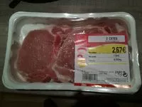 Mängden socker i Côtes de porc