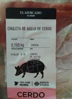 Mängden socker i Chuleta de aguja de cerdo