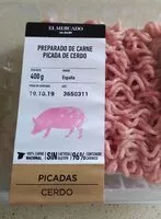 Mängden socker i Preparado de carne picada de cerdo