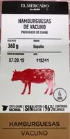 Mängden socker i Hamburguesas de Vacuno