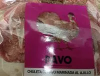 Mängden socker i Chuleta de pavo al ajillo