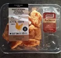 Mängden socker i Nuggets de pechuga de pollo con salsa barbacoa