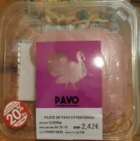 Mängden socker i Filete de Pavo Extratierno