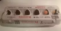 Mängden socker i Huevos gallina criadas en suelo