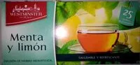 Mängden socker i Menta y limón. Infusión de hierbas aromatizada