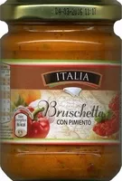 Mängden socker i Bruschetta con pimiento